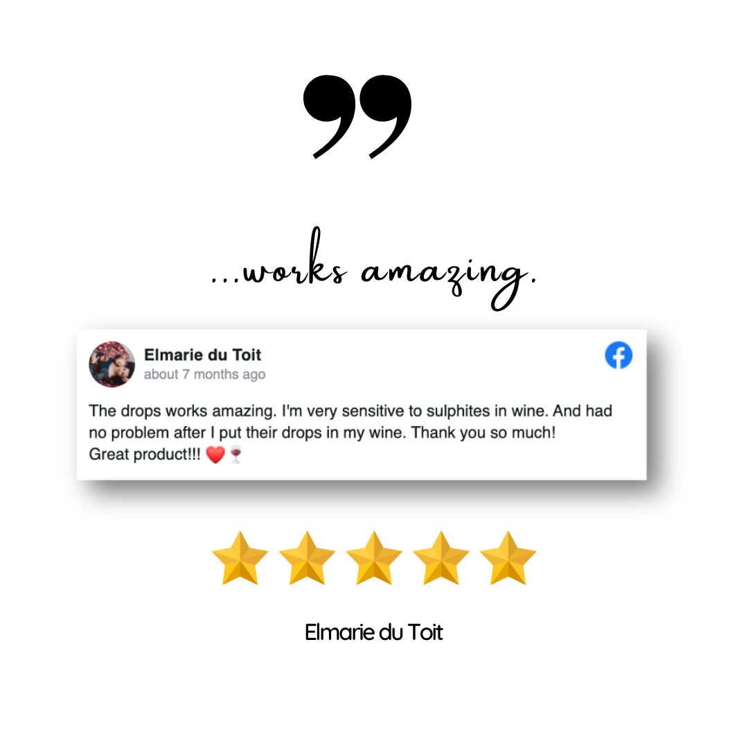 The Wine Drops Testimonail by Elmarie du Toit