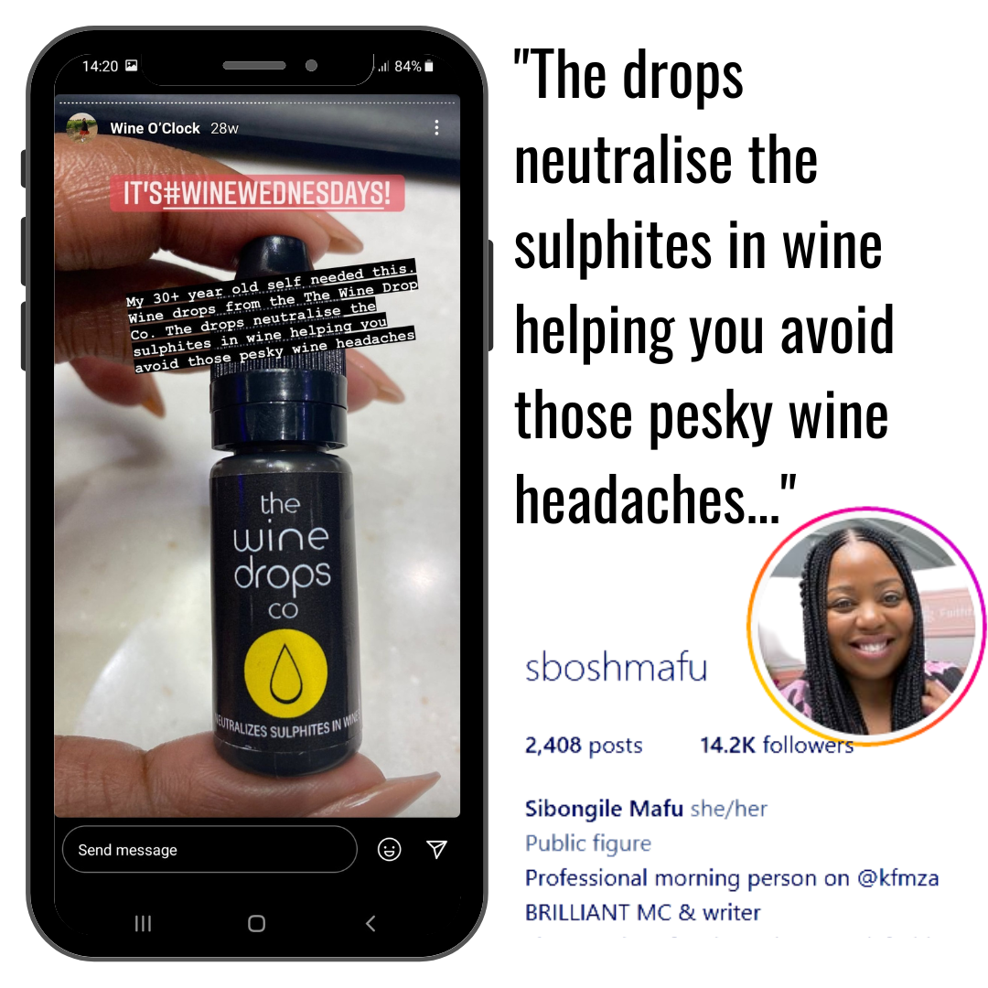The Wine Drops Testimonial by Sibs